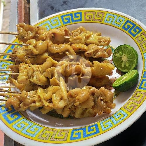 Sate Usus menu Bubur ayam Bang udin, Sarinah , Wisma , Geha