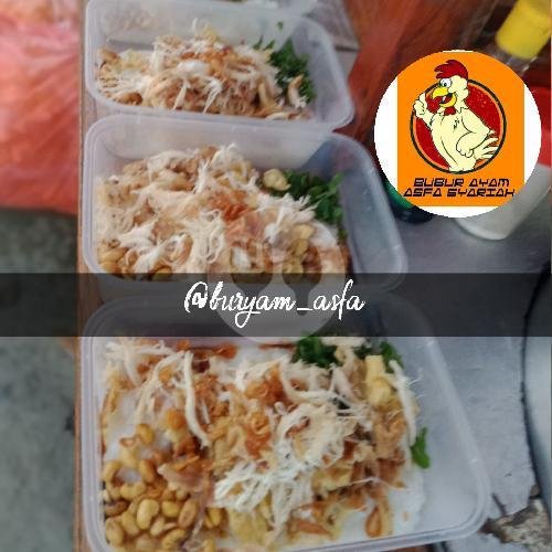 Sate Telor Puyuh menu Bubur Ayam Asfa Syariah 01, Pancoran