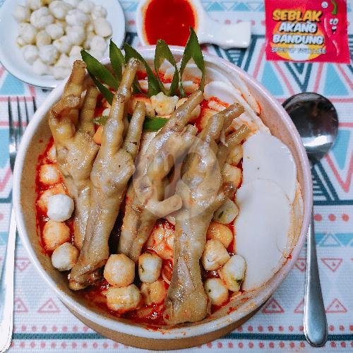 Seblak Sosis menu Seblak Akang Bandung Gajah Raya, Gayamsari