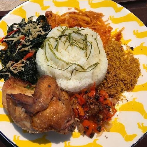 Nasi (Nil Sugar) Daun Jeruk Ayam Bakar menu Kedai No 7, Gandaria