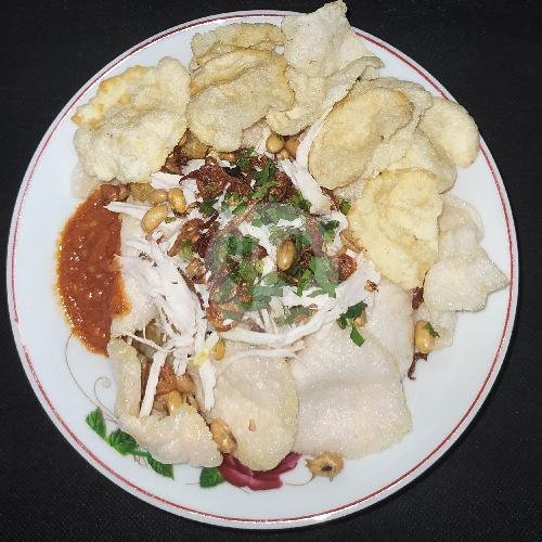Extra Kerupuk dan Emping menu Bubur Ayam Agus, Kalibata