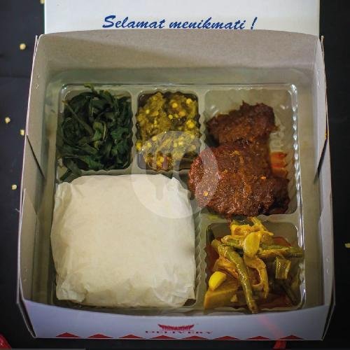 Nasi Rames Rendang Daging menu Restoran Simpang Raya, Ahmad Yani