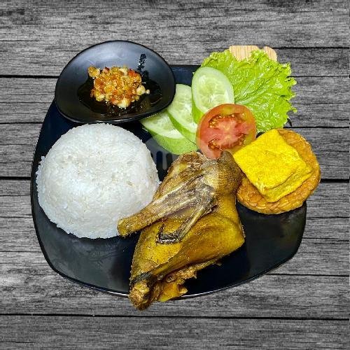 Paket Pecel Lele + Nasi +tahu +tempe menu Ayam Kremes Juara Bertahan (Juber), Gegerkalong