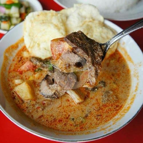 Soto Ayam menu Soto Betawi Senen Jaya, Pasar Senen
