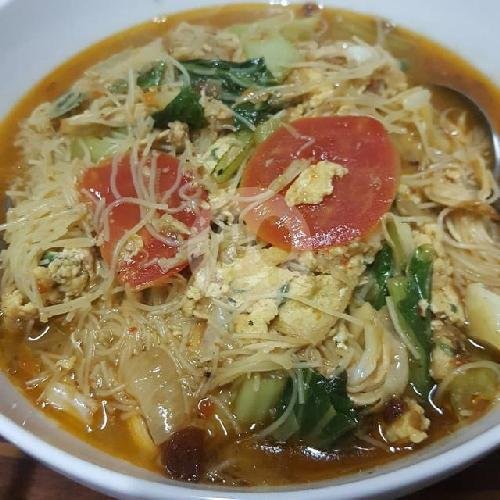 Bihun Rebus Spesial+Telor Orak-arik+Ayam+Babat+ISO+Bakso menu Nasi Goreng Kambing 99 Bang Dur, Sri Rejeki Utara