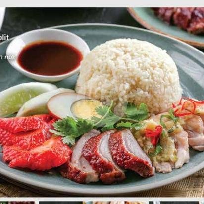 Nasi Campur Komplit menu Tiga Wonton, Icon Mall Gresik