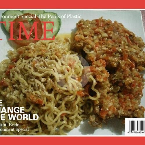 Mie Ayam Geprek menu Kedai Nyai Liberty, Singaparna