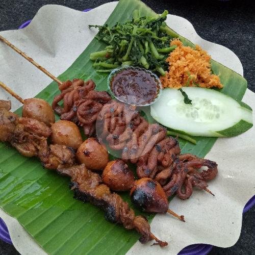 Sate Kulit Bakar menu Ayam Bakar Noubu, Taman Krida Budaya