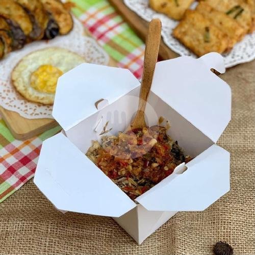 Ricebox Cumi Asin Cabe Ijo menu Dapur Mamiku, Kramat Tegal