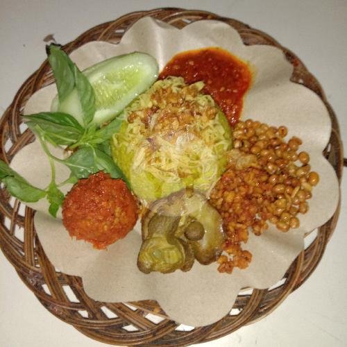Nasi Kuning+ Tongkol Balado menu Nasi Kuning, Nasi Uduk Dan Bubur Ayam Sawargi, Terusan Buahbatu