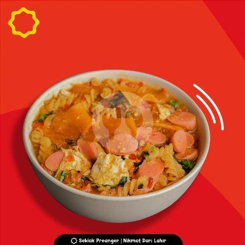 Seblak Beureum Komplit menu Seblak Preanger, Jalan Sumatra