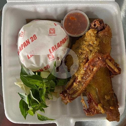 Nasi Bebek Bumbu 28 (Bonus Es Teh) menu Lalapan 28, Raden Panji Suroso