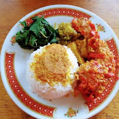 Nasi Cincang Kumplit menu RM Nasi Padang Putra Tanjung, Cemara