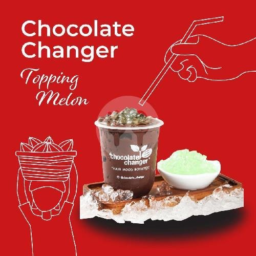Chocolate Changer + Jelly Strawberry menu Chocolate Changer, Cendrawasih