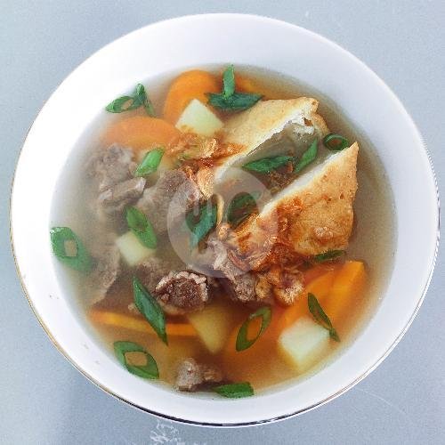 Sop Sumsum Tulang Sapi menu Rins Soup, Merjosari