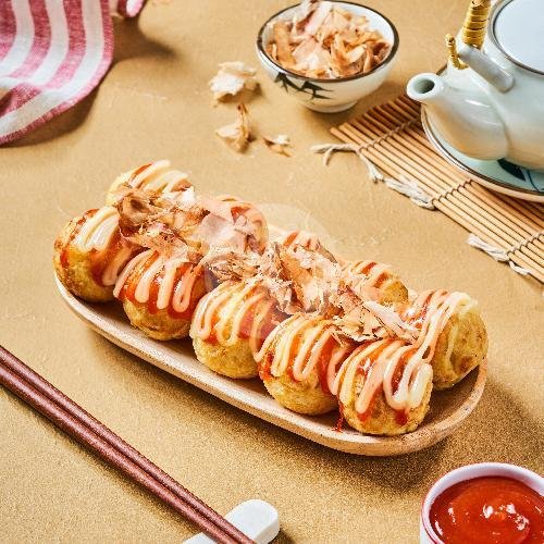 Okonomiyaki Spicy Floss Mix Max menu Tanoshii Takoyaki