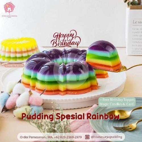 Jele Pudding Taro menu Istana Surya Pudding, Badran Laweyan