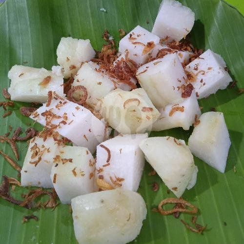 Ketupat +kuah Sate menu Sate Padang Rang Agam