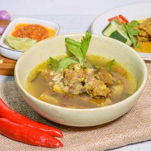 Nasi Rames menu Rawon Basmalah, Klojen