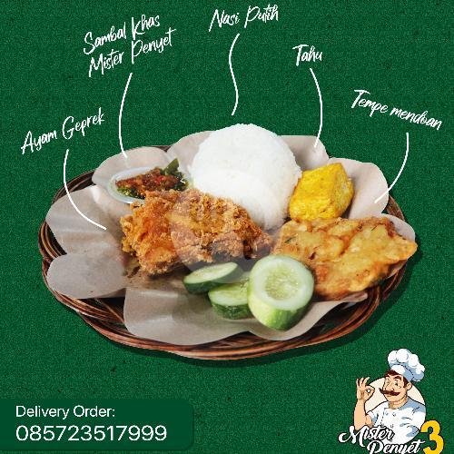 Paket Ayam Geprek menu Mister Penyet 3