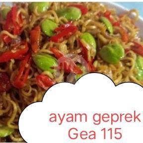 Mie Pedas Keju menu Ayam Geprek Gea 115 Graha Indah, Jatiasih