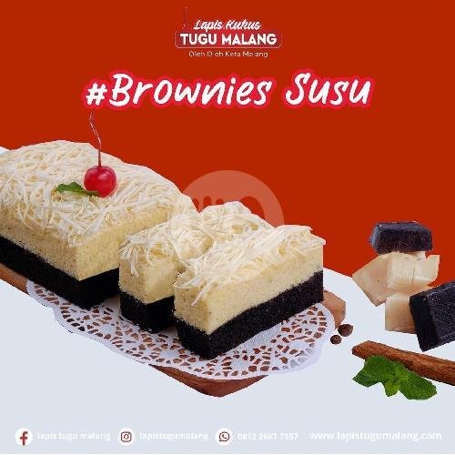 Brownies Susu menu Lapis Tugu Malang Singosari