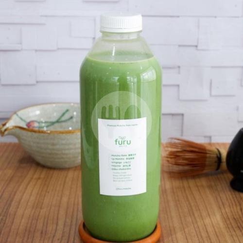 Matcha Lattee Bottle menu Gincha Matcha House, Kebon Jeruk