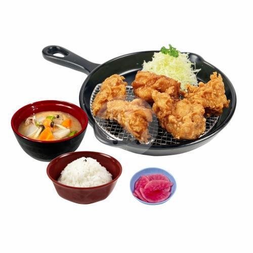 Chicken Karaage Set menu KATSU Q, Lontar