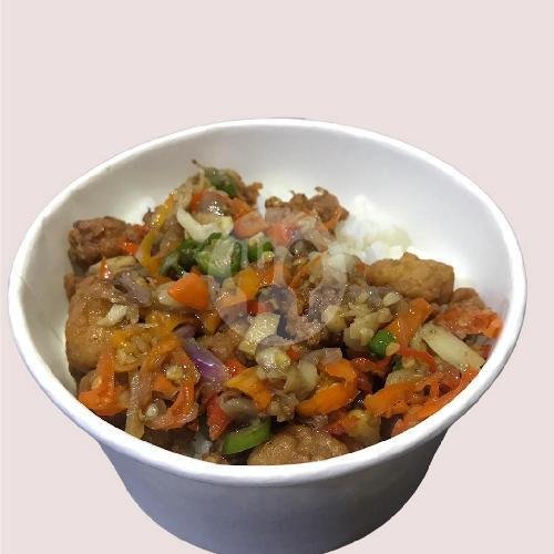 Tamago With Smoke Beef Mentai Rice Bowl menu Doyanori, Famouz Cafe & Resto