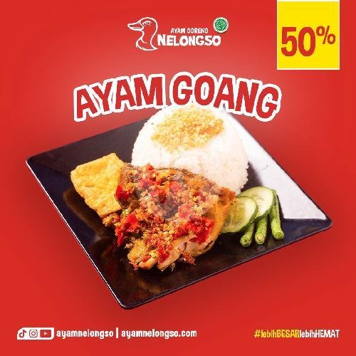 Ayam Krispy + Nasi menu Ayam Goreng Nelongso, Sulfat