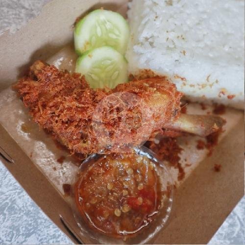 Ayam Laos + Nasi menu Chikenku, Singosari