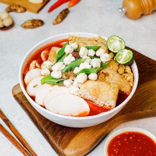 Mie menu Seblak AA Bandung, Lamper Tengah
