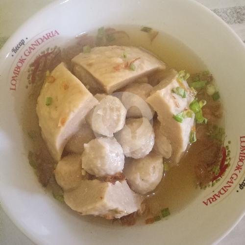 Bakso Beranak Isinya Ada 11 Pentol Kecil menu Baksomanalagi, Mulyorejo