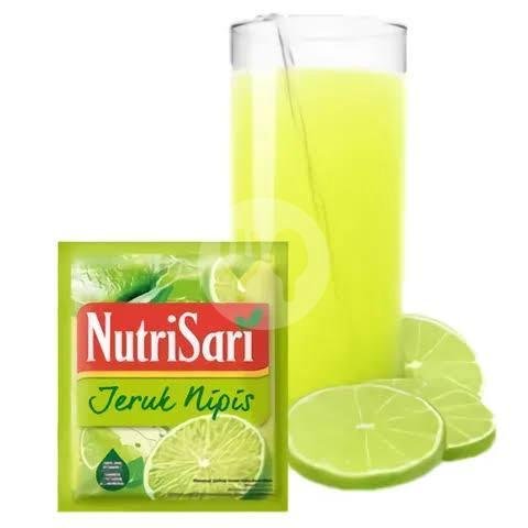 Nutrisari + Susu menu Warmindo Rommy, Tomang