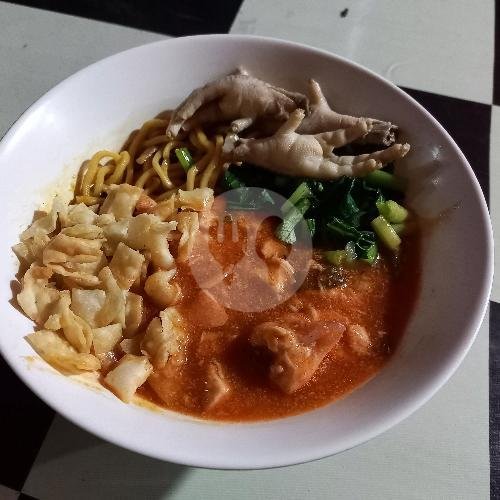 Mie Ayam Saos Spaghetti + Ceker menu Mie Ayam Saos Spaghetti Zahra Food, Kiaracondong