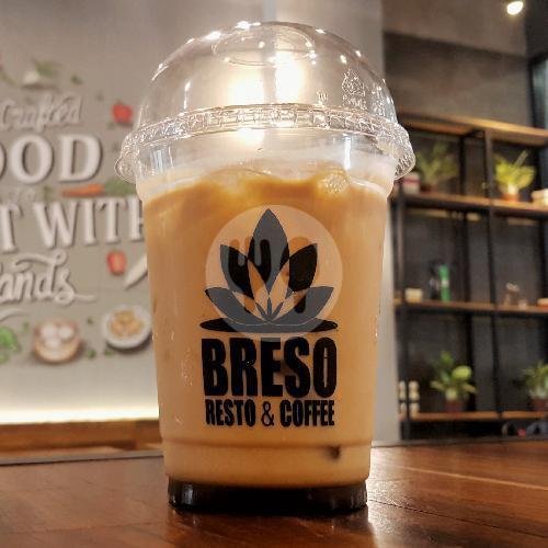 Es Kopi Susu Gula Aren (large) menu Breso Resto & Coffee, Green Pramuka Square