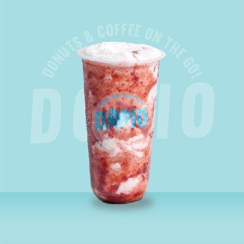Korean Strawberry Milk Large menu Dopio Donuts & Coffee, Tamansiswa