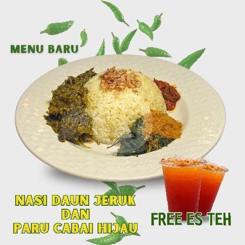 Nasi Pedesan Sayap Ayam Pedas + Es Teh menu Pedesan Tengah Wengi, Soekarno-Hatta