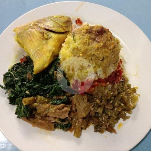 Nasi Telur Gulai menu Masakan Padang Selamat Baru, Dr Radjiman