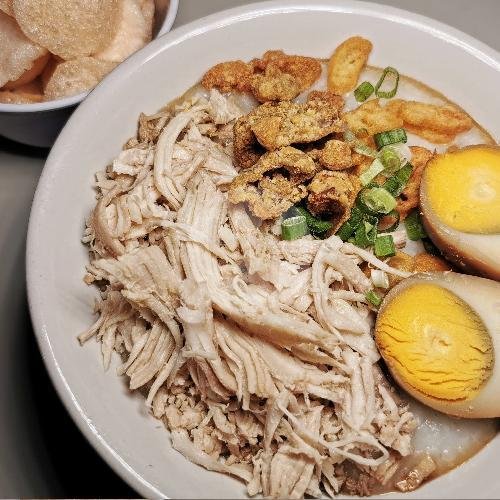 Bubur Ayam Telur menu Bubur Ayam Legenda Majapahit