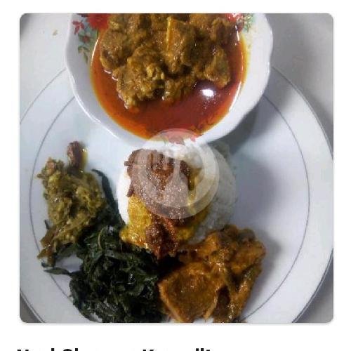 Nasi Ayam Goreng komplit menu Rumah Makan Padang Kurnia Saiyo, Mayor SL Tobing