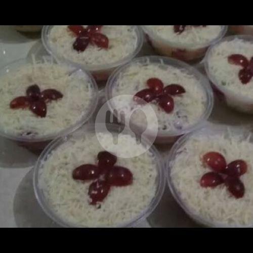 SALAD BUAH, UKURAN BOX 650 ML menu Rujak Uleg Dan Sop Buah Pak Januri, Duren Sawit