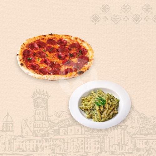 Combo Pasta Pizza Large menu Pizzeria Cavalese, MOI