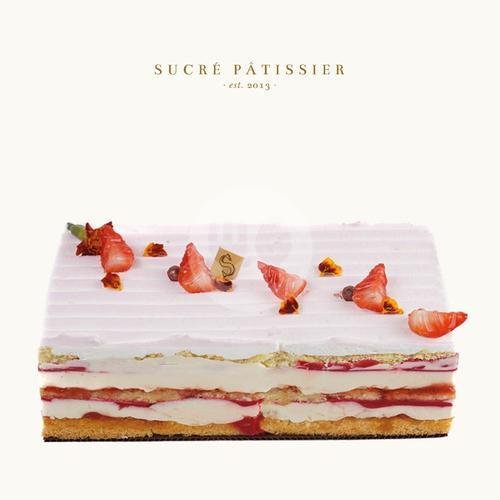 Strawberry Shortcake Whole menu Sucre Patissier & Chocolatier, Kaca-Kaca