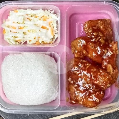 Mamski Bento Chicken Bulgogi Spicy menu Hepitoast Tasikmalaya, Karsamenak
