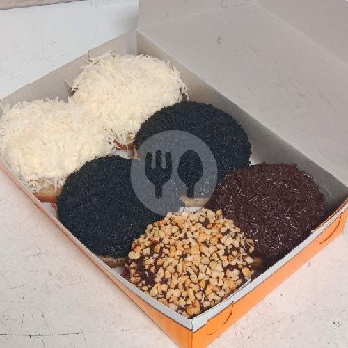 Bomboloni Coklat Keju Isi 6 menu Deals Donuts, Asrikaton