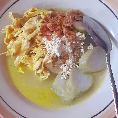 Lontong sayur biasa menu bubur ayam & lontong sayur 77 pelem