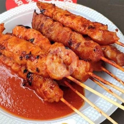 Sate Ayam (1/2Porsi = 5Tusuk) menu Soto Banjar Dan Sate Tulang BORNEO, Puri Indah