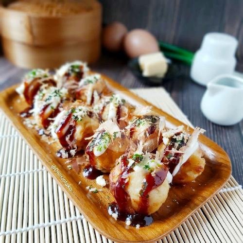 Double Okonomiyaki menu Delisio Tako Takoyaki & Okonomiyaki, Cililitan Besar
