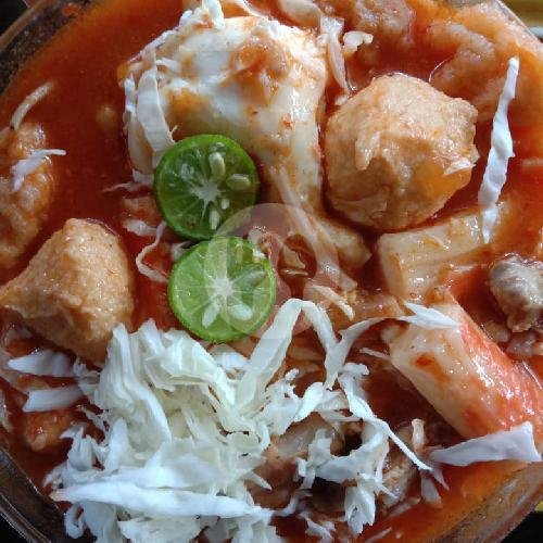 Seblak Telor Ceker menu Seblak Teh Enur, Riung Asih
